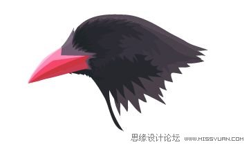 IllustratorCS6用色階畫法精細(xì)設(shè)計(jì)鳥類插畫